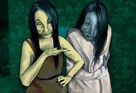 Game screenshot of terrifying enemy encounter