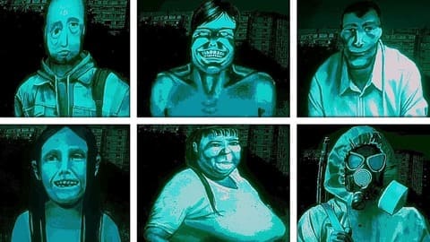 No I'm not a human - Eerie night scene